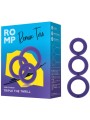 ROMP - REMIX TRIO SET DI 3 ANELLI PER PENE IN SILICONE VIOLA