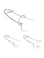 ROMP - REMIX TRIO SET DI 3 ANELLI PER PENE IN SILICONE VIOLA