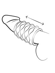 ROMP - MOSH TRANSPARENT MALE MASTURBATOR WITH 6 CM REVERSBLE SHEATH
