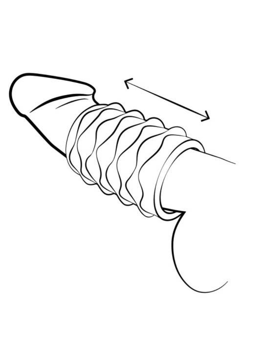 ROMP - MOSH MASTURBADOR MASCULINO TRANSPARENTE COM BAINHA REVERSÍVEL D