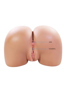 CRAZY BULL - JULIA XXL DOUBLE VAGINAL AND ANAL VIBRATING MASTURBATOR F