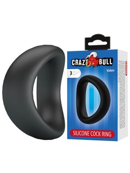CRAZY BULL - VALEN ERGONOMISCHE SILICONEN PIKRING ZWART