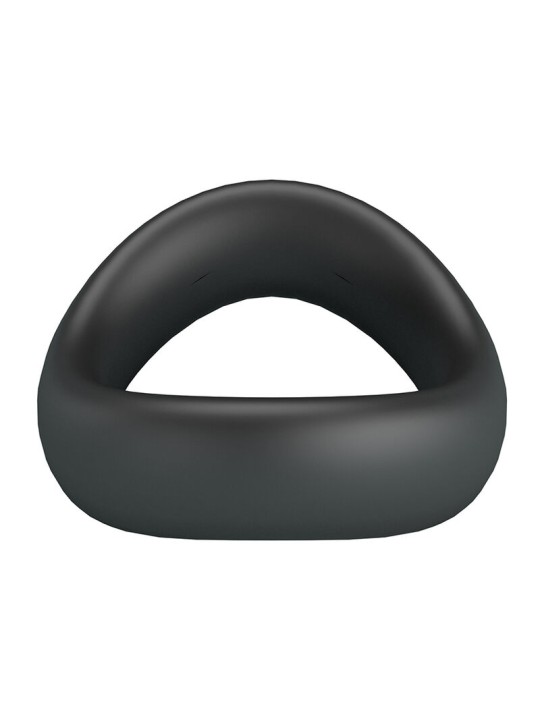CRAZY BULL - ANEL PENIANO ERGONÔMICO DE SILICONE VALEN PRETO