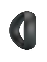 CRAZY BULL - VALEN ANELLO PER PENE ERGONOMICO IN SILICONE NERO