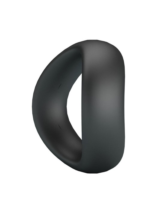 CRAZY BULL - ANEL PENIANO ERGONÔMICO DE SILICONE VALEN PRETO