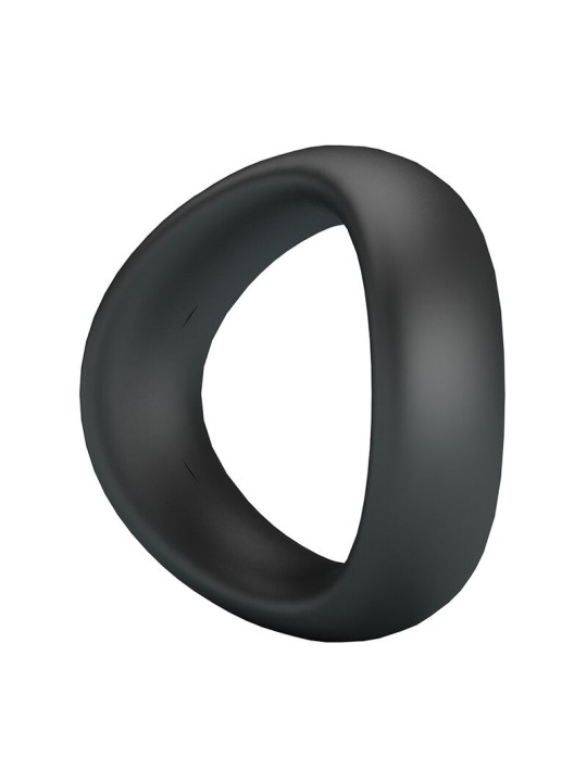 CRAZY BULL - ANEL PENIANO ERGONÔMICO DE SILICONE VALEN PRETO