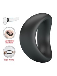 CRAZY BULL - VALEN ERGONOMISCHER SILIKON-PENISRING SCHWARZ