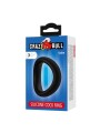 CRAZY BULL - ANEL PENIANO ERGONÔMICO DE SILICONE VALEN PRETO