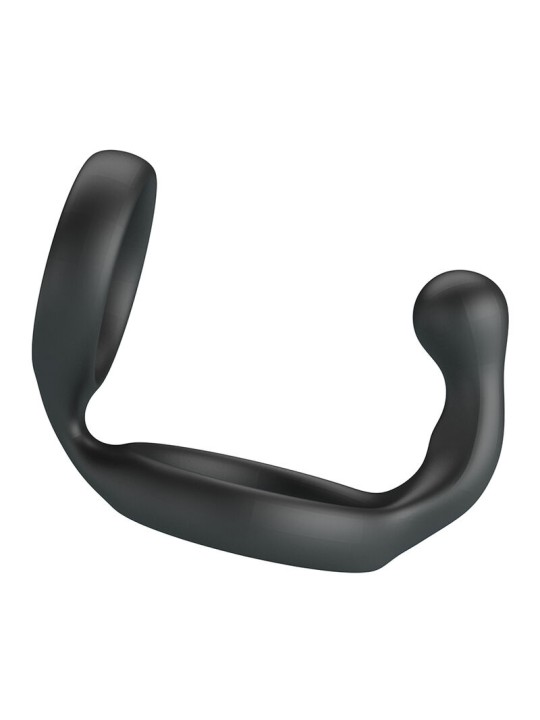 CRAZY BULL - FLORIAN ANILLO DOBLE PARA PENE Y TESTÍCULOS SILICONA NEGR