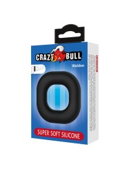 CRAZY BULL - WALDEN ANNEAU PÉNAL EN SILICONE SUPER DOUX NOIR