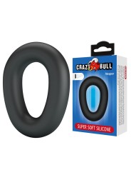 CRAZY BULL - VESPER ANNEAU PÉNAL EN SILICONE ULTRA DOUX NOIR