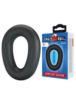 CRAZY BULL - VESPER SUPERSOFT SILIKON-PENNISRING SCHWARZ