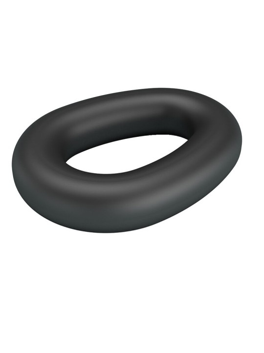 CRAZY BULL - VEPER SUPER SOFT SILICONEN PENISRING ZWART
