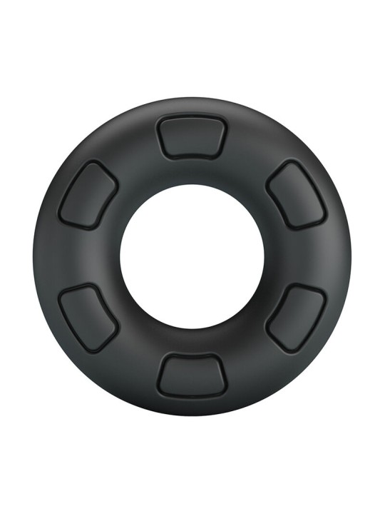 CRAZY BULL - BERTRAM ANILLO PARA PENE SUPER SOFT SILICONA NEGRO