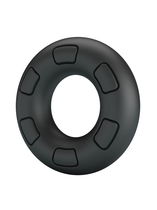 CRAZY BULL - BERTRAM ANILLO PARA PENE SUPER SOFT SILICONA NEGRO