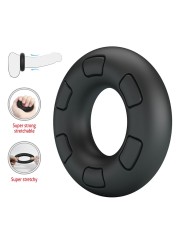 CRAZY BULL - BERTRAM ANILLO PARA PENE SUPER SOFT SILICONA NEGRO