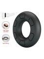 CRAZY BULL - BERTRAM ANILLO PARA PENE SUPER SOFT SILICONA NEGRO