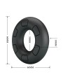 CRAZY BULL - BERTRAM ANILLO PARA PENE SUPER SOFT SILICONA NEGRO