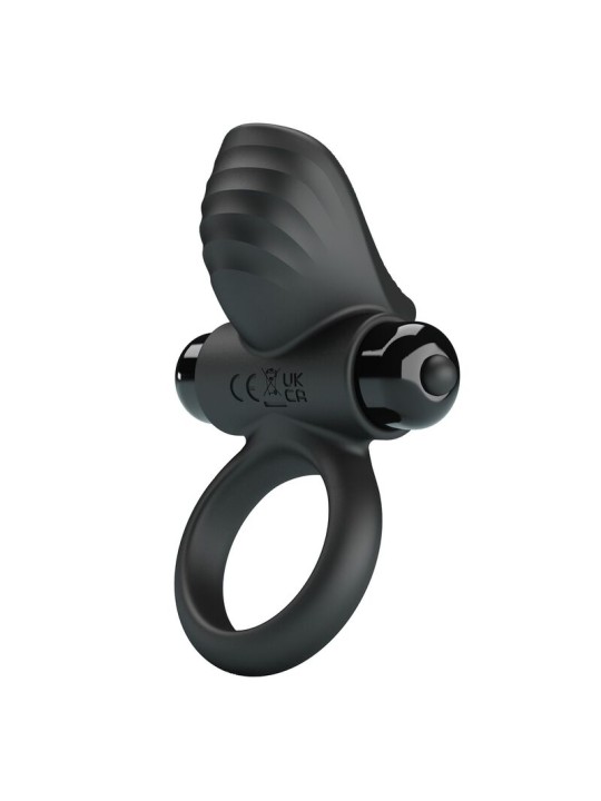 PRETTY LOVE - ANILLO VIBRADOR PARA PENE ADRIEN 10 FUNCIONES NEGRO