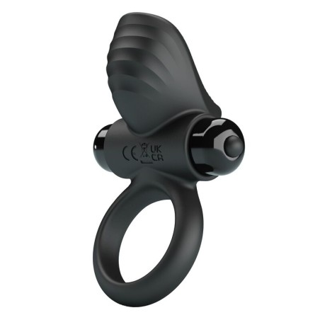 PRETTY LOVE - ANEL VIBRATÓRIO PARA PÊNIS ADRIEN COM 10 FUNÇÕES - PRETO