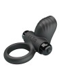 PRETTY LOVE - ANILLO VIBRADOR PARA PENE ADRIEN 10 FUNCIONES NEGRO