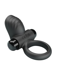 PRETTY LOVE - ADRIEN VIBRATING PENIS RING 10 FUNCTIONS BLACK
