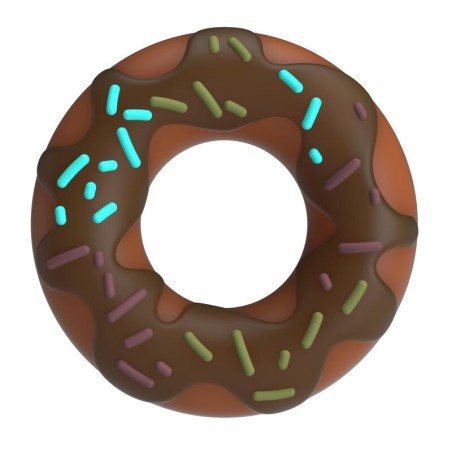 PRETTY LOVE - SUPER DONUT PENISRING BRAUN