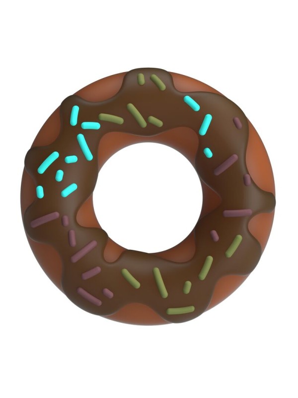 PRETTY LOVE - ANEL DE PÊNIS SUPER DONUT MARROM