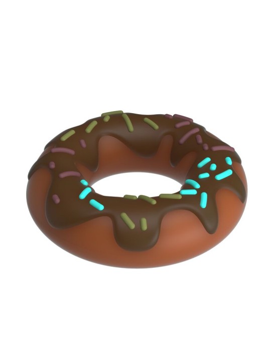 PRETTY LOVE - ANEL DE PÊNIS SUPER DONUT MARROM