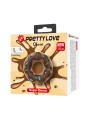 PRETTY LOVE - SUPER DONUT PENIS RING BROWN