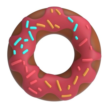PRETTY LOVE - SUPER DONUT PENISRING ROZE