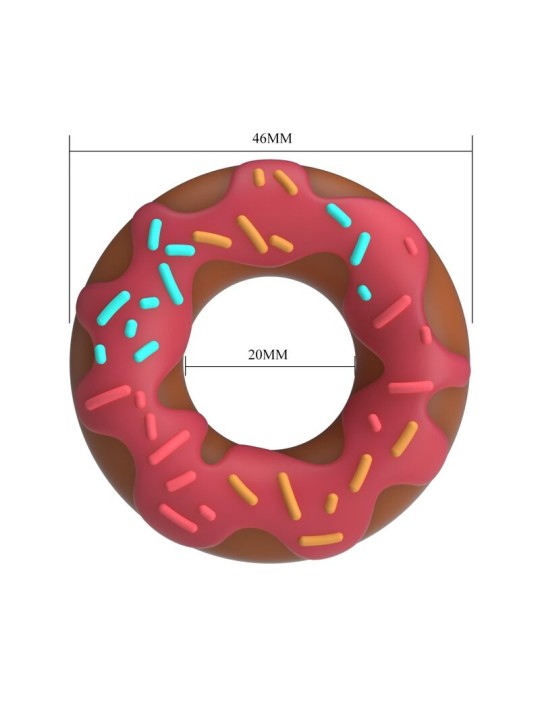 PRETTY LOVE - SUPER DONUT PENISRING ROZE