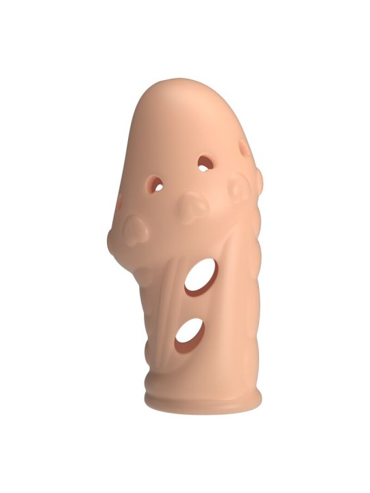 PRETTY LOVE - SOCKER TEXTURED PENIS SLEEVE NATURAL