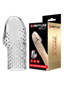 PRETTY LOVE - GEEK'S PENIS SLEEVE GET YOUR PENIS THICKER TRANSPARENT