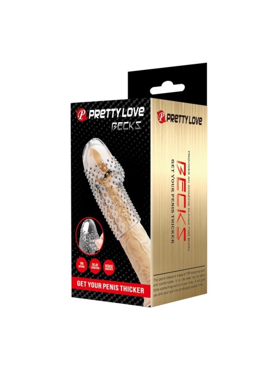 PRETTY LOVE - GEEK'S FUNDA PARA PENE GET YOUR PENIS THICKER TRANSPAREN