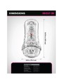 PDX ELITE - VIEWTUBE PLUS STROKER TRANSPARENTE COM ADERÊNCIA FÁCIL E V