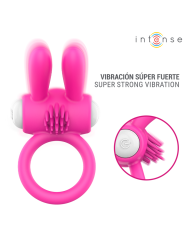 INTENSE - HOPPS ANILLO PARA PENE VIBRADOR CON ESTIMULACIÓN CLITORIANA 