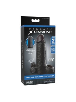FANTASY X-TENSIONS - MANGA EXTENSORA DE PÊNIS VIBRATÓRIA COM SENSAÇÃO 