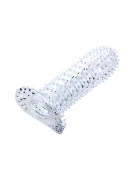BAILE - PENIS SLEEVE MET STIMULERENDE STIPPEN PAARS 14 CM