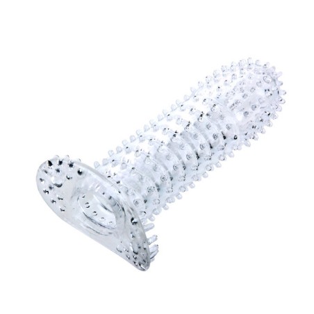BAILE - PENIS SLEEVE MET STIMULERENDE STIPPEN PAARS 14 CM