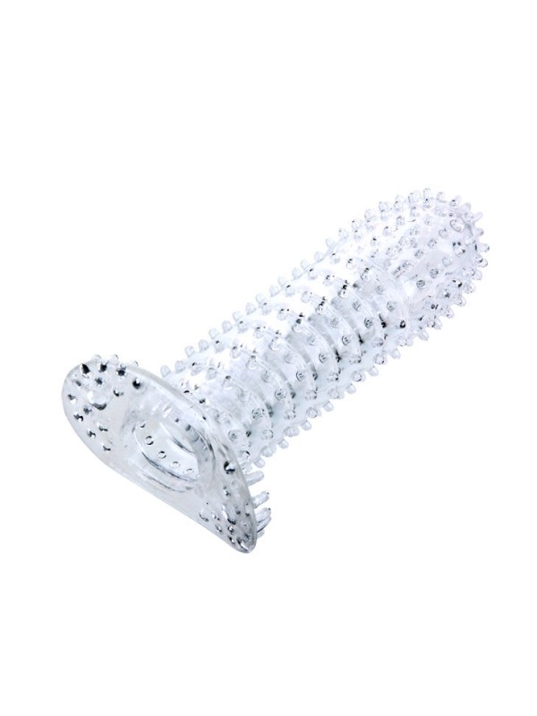 BAILE - PENIS SLEEVE MET STIMULERENDE STIPPEN PAARS 14 CM