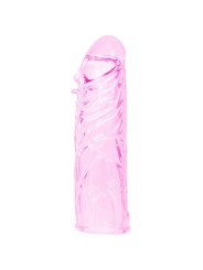 BAILE - PINK STIMULATING SILICONE PENIS COVER 13 CM
