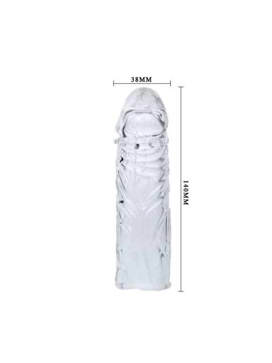 BAILE - TRANSPARANTE SILICONEN PENIS SLEEVE 13 CM