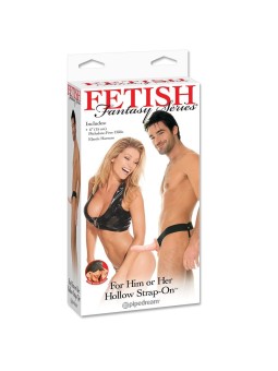 FETISH FANTASY SERIES - ARNÉS HUECO AJUSTABLE NATURAL 15 CM