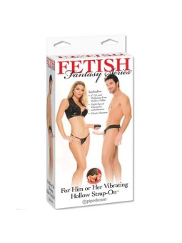 FETISH FANTASY SERIE - HOLLE TRILLENDE HARNAS VOOR HEM EN HAAR NATUURL