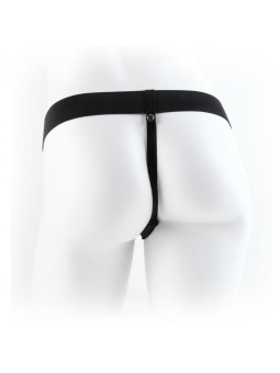 FETISH FANTASY SERIES - 11 STRAP-ON CREUX VIBRANT AVEC BILLES 27.9CM C