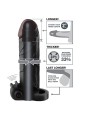 FANTASY X- TENSIONS - EXTENSÃO VIBRATÓRIA REAL FEEL 2 PRETA