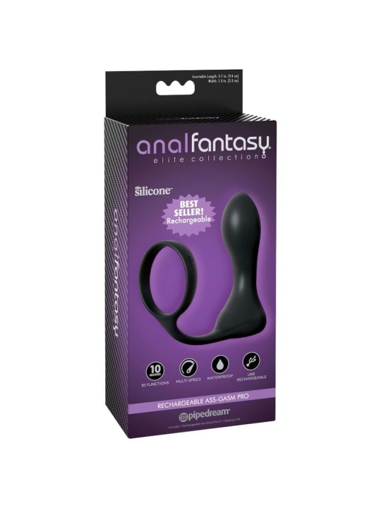 ANILLO VIBRADOR Y MASAJEADOR DE PRÓSTATA RECARGABLE