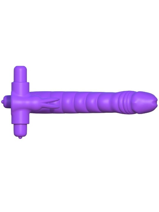 FANTASY C-RINGZ - SILICONE DOUBLE VIBRATOR RABBIT