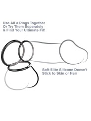 FANTASY C-RINGZ - STAMINA SILICONEN RINGEN SET